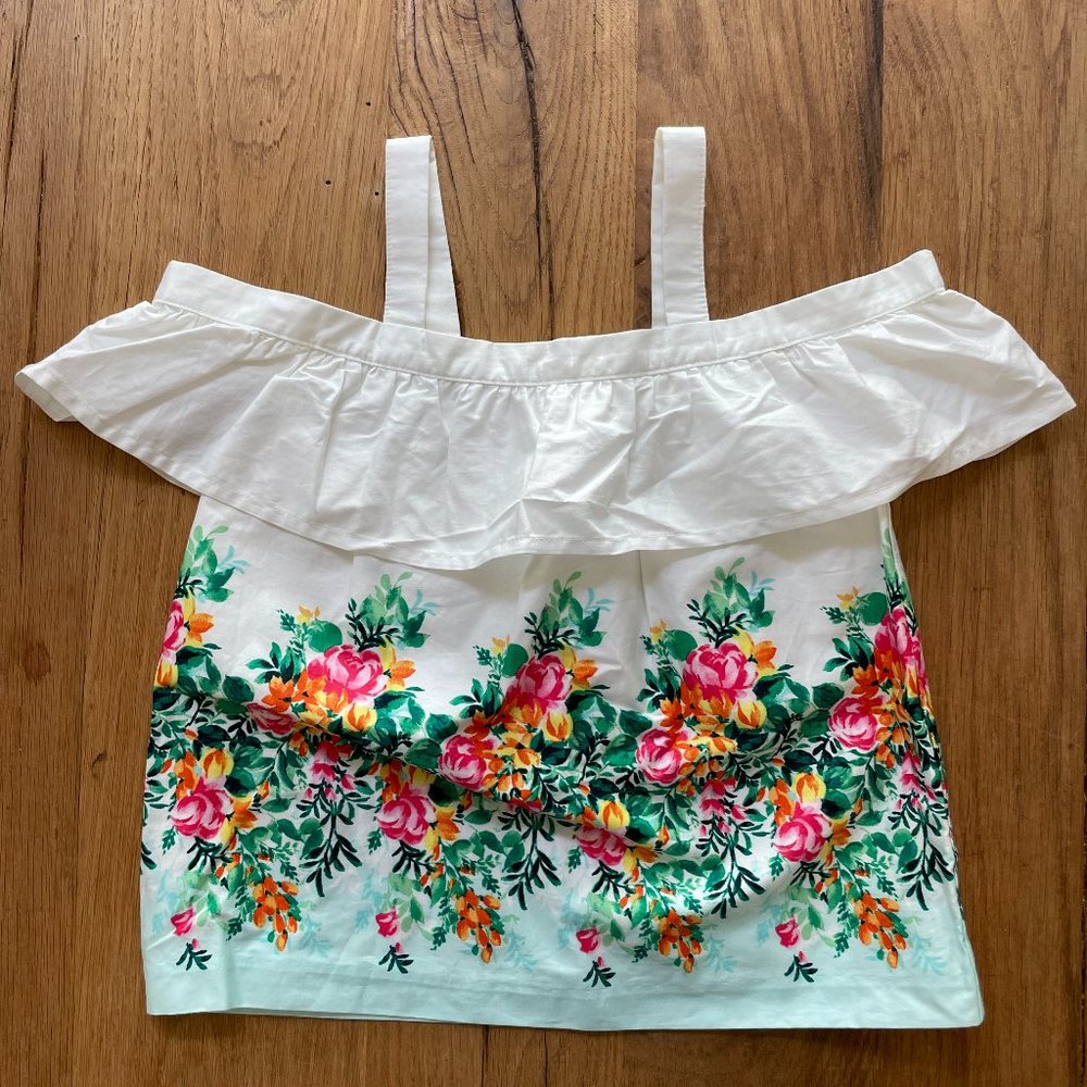 Janie & Jack Little Girl's Off The Shoulder Top